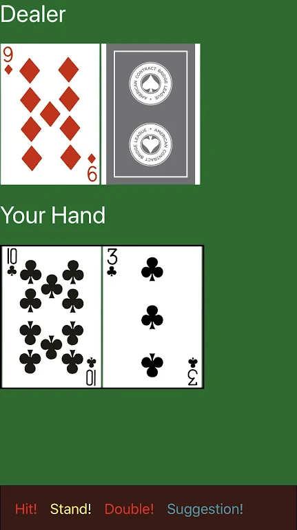 Screenshot Blackjack Native 1