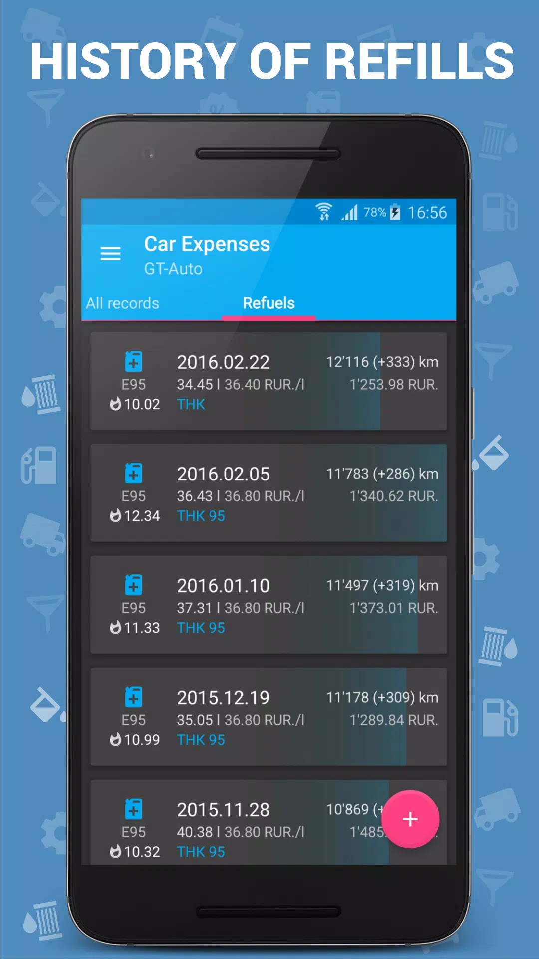 Car Expenses Manager ảnh chụp màn hình 3