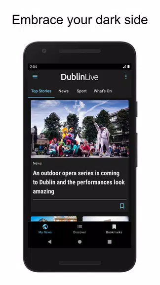 Dublin Live экрана 4