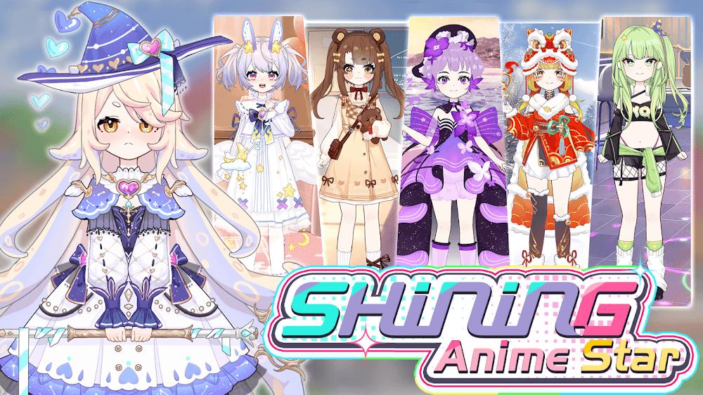 Dress Up! Shining Anime Star ảnh chụp màn hình 1