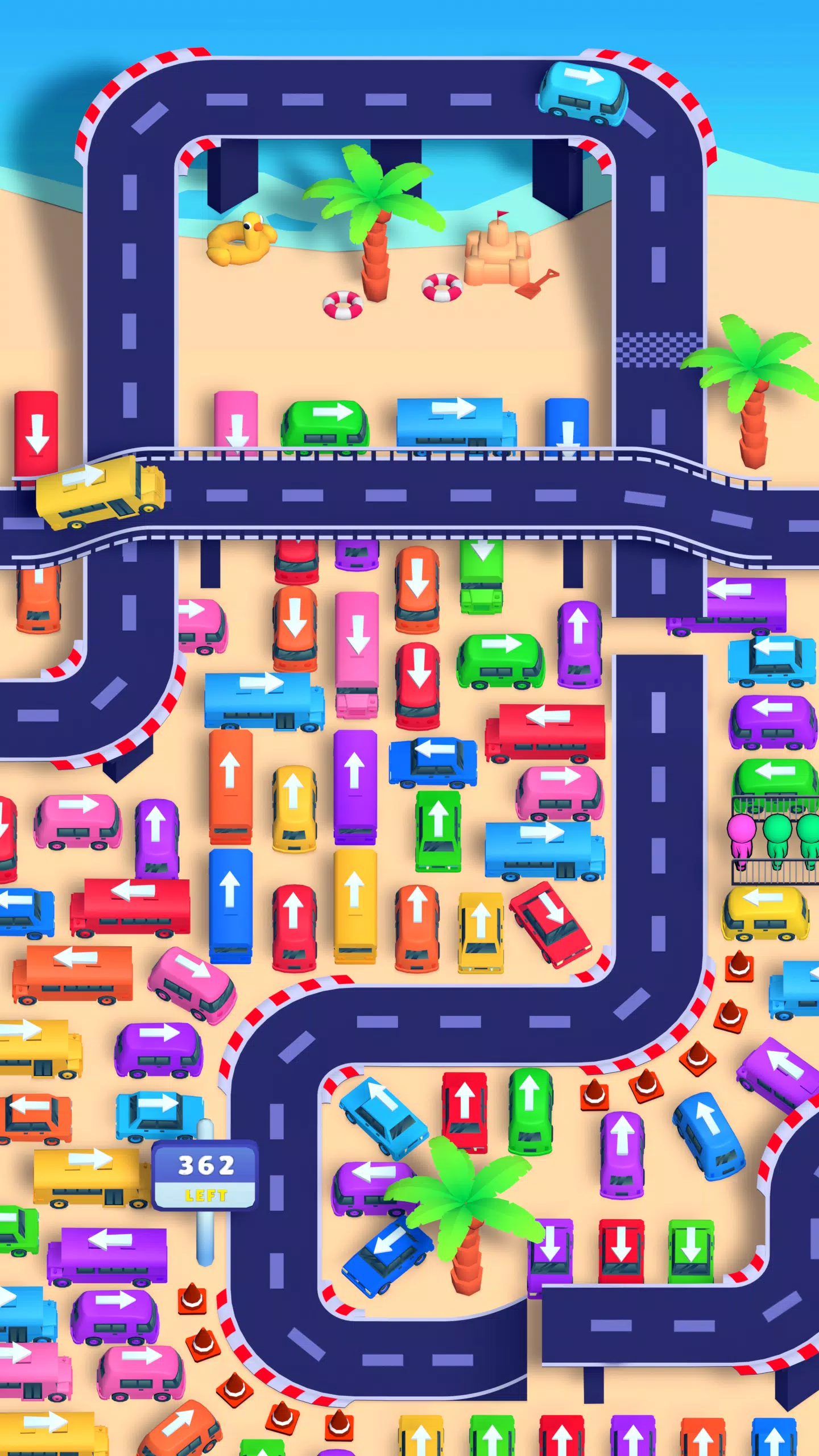 Bus Match Puzzle: Bus Shuffle ảnh chụp màn hình 1