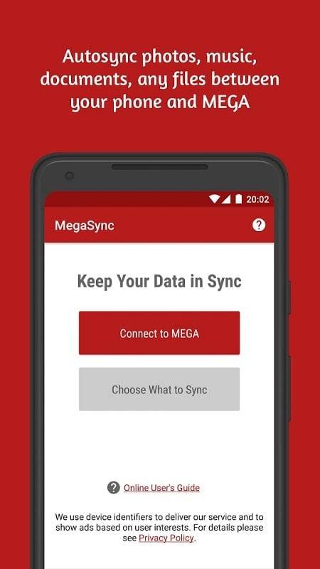 Autosync for MEGA - MegaSync ဖန်သားပြင်ဓာတ်ပုံ 2