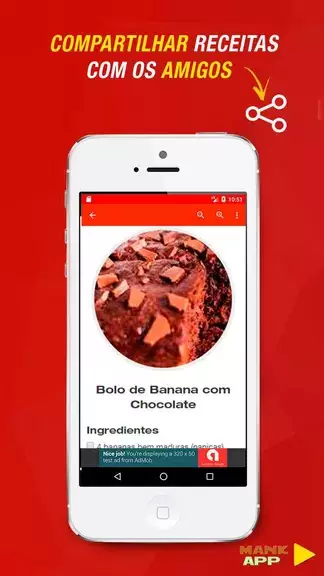 Receitas de Bolos Caseiros captura de pantalla 