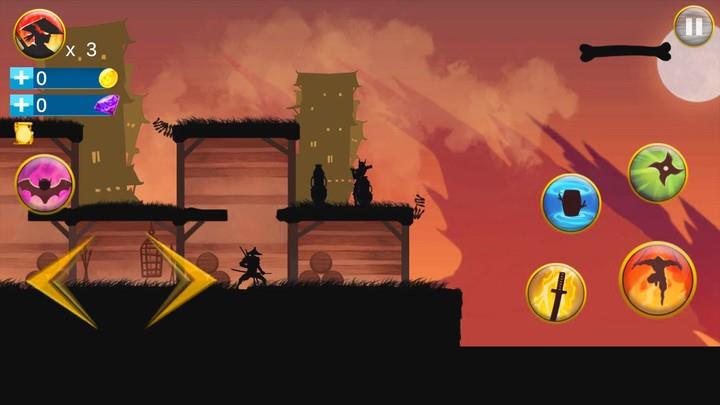 Shadow Samurai : Ninja Revenge zrzut ekranu 3