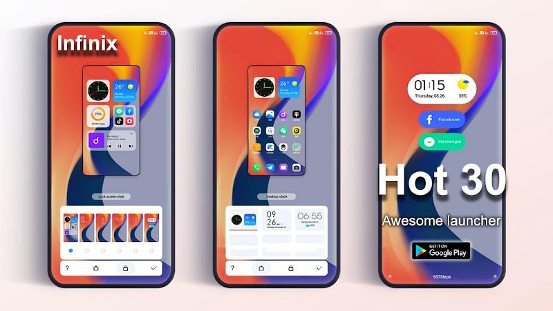 Infinix Hot 30 Launcher:Themes ảnh chụp màn hình 3