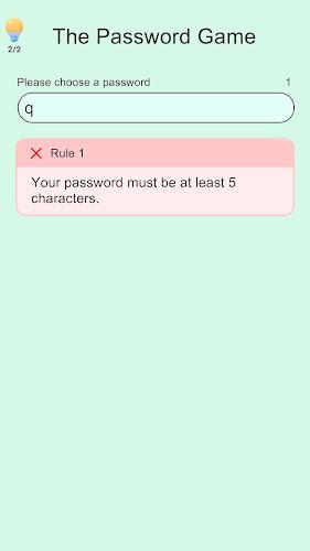 The Password Game screenshot 2