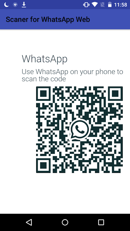 Scaner for WhatsApp Web Screenshot 1