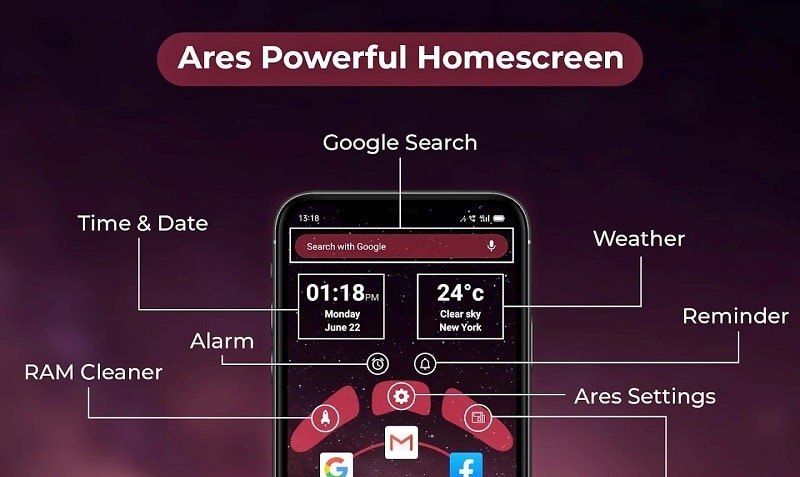 Ares Launcher Prime Screenshot 1