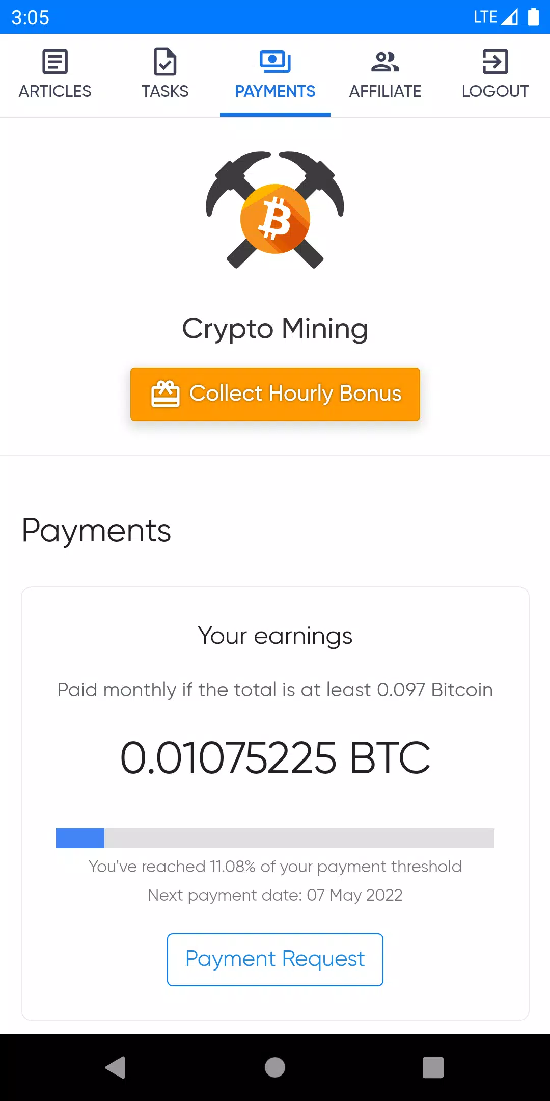 Crypto Mining ဖန်သားပြင်ဓာတ်ပုံ 3