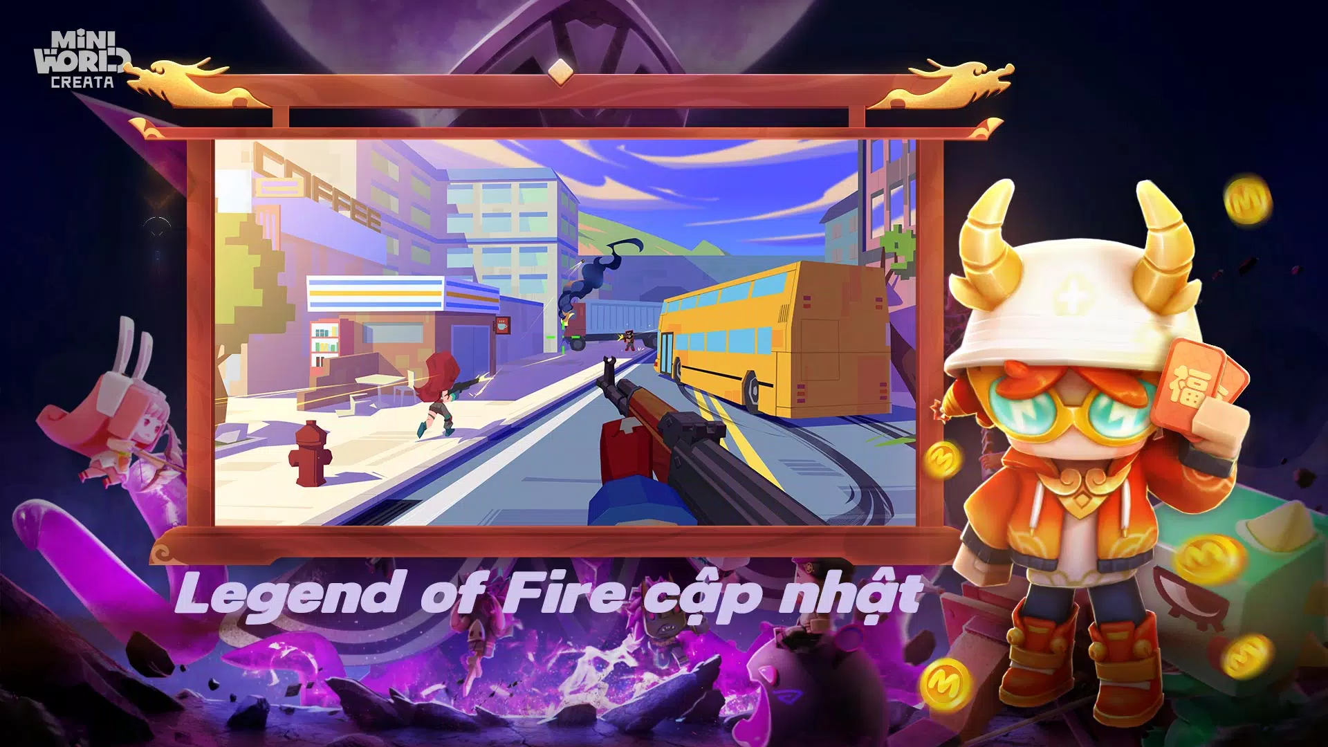 Mini World:CREATA VN экрана 3