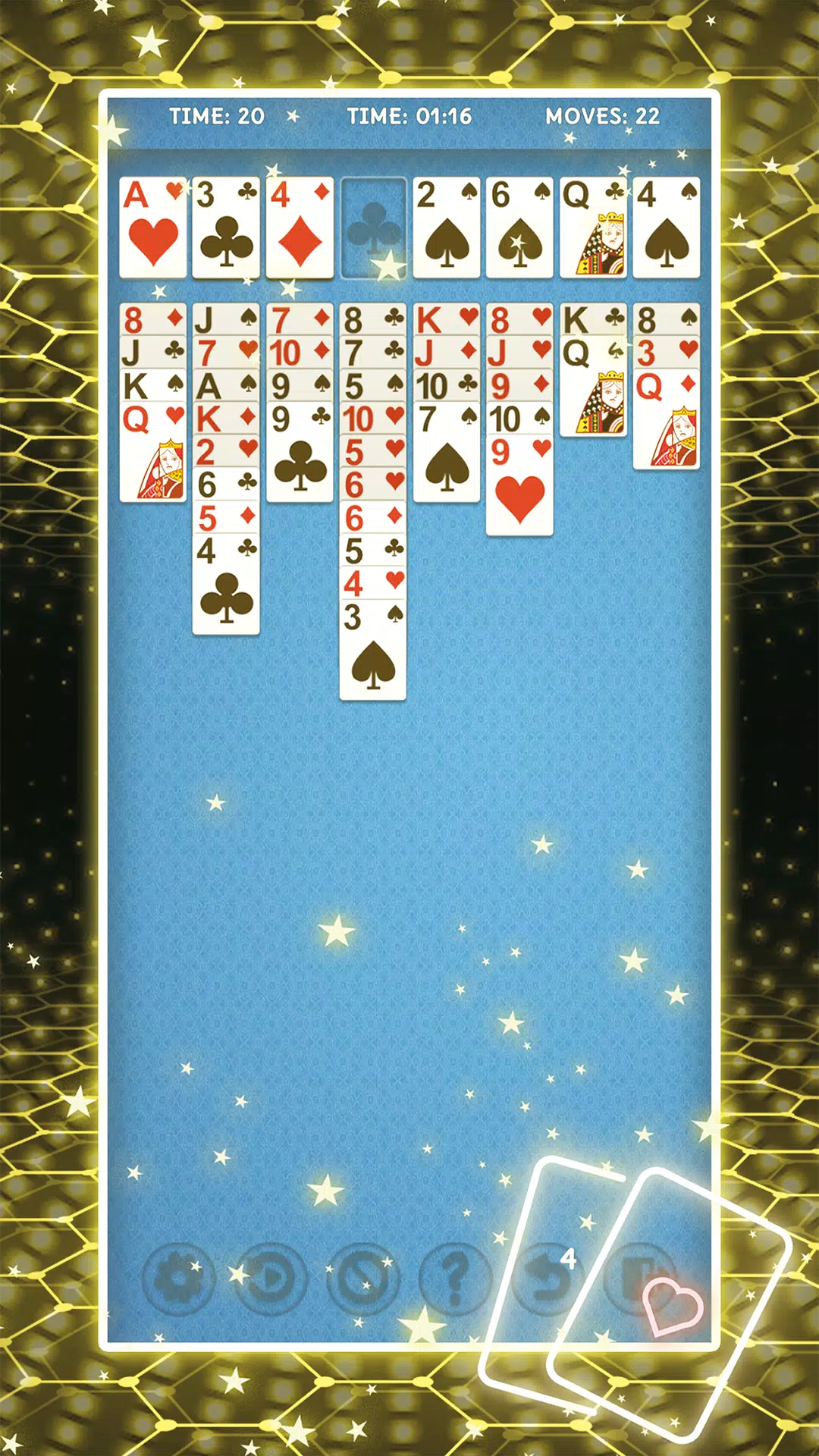 EasyCell Solitaire Game Screenshot 2