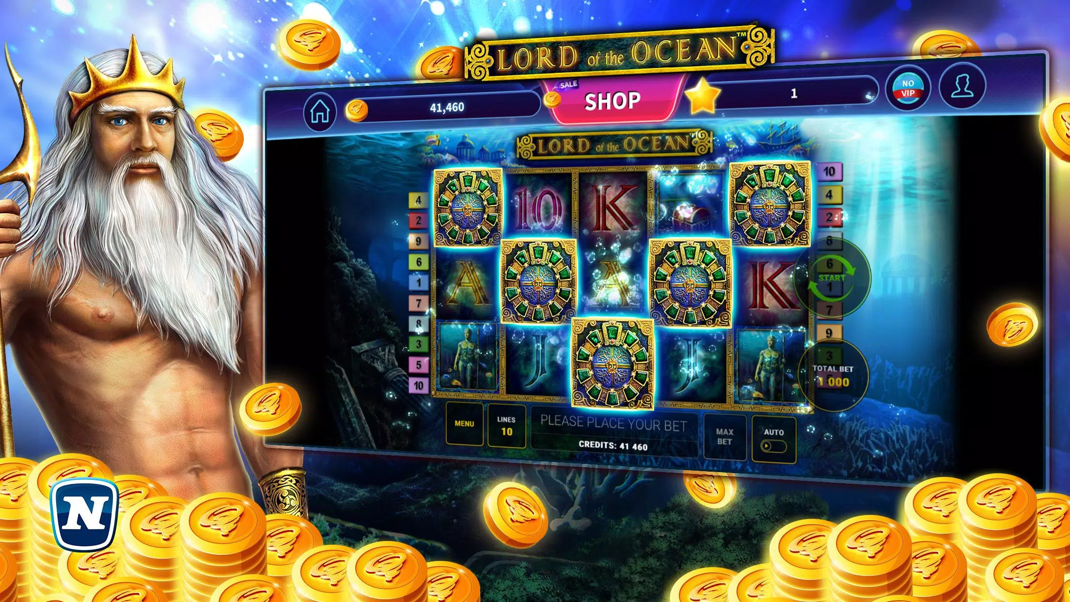 Lord of the Ocean™ Slot স্ক্রিনশট 1