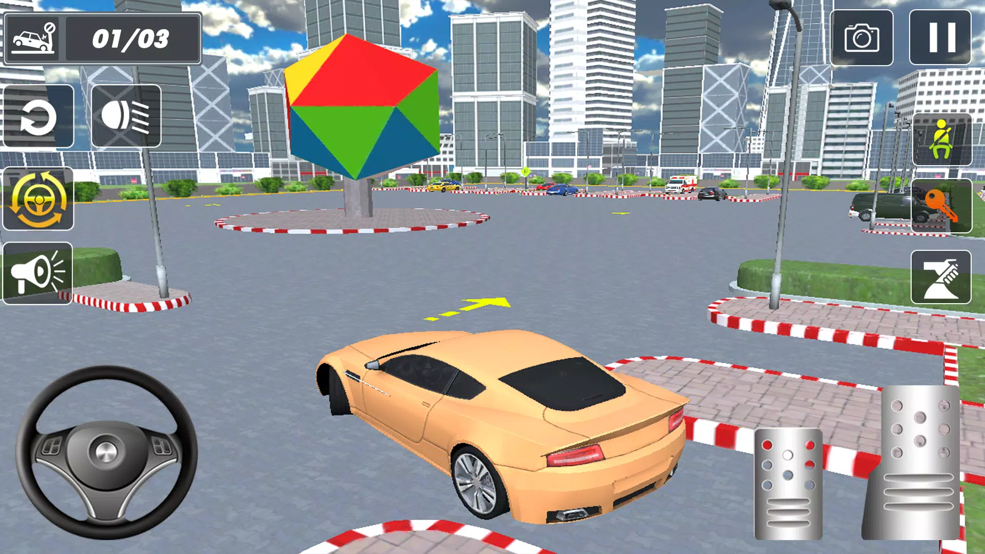 Car Parking 3D Simulation Game captura de pantalla 