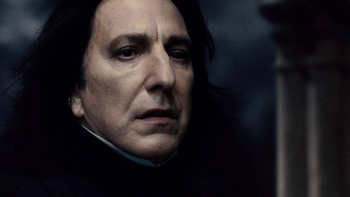 Alan Rickman trong vai Severus Snape trong Harry Potter và Hoàng tử Half Blood