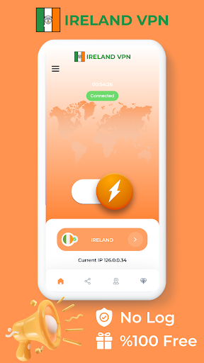 Ireland VPN - Private Proxy スクリーンショット 1