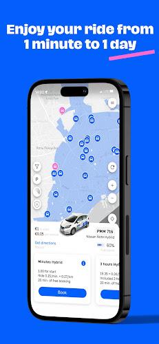 RideNow - carsharing экрана 1