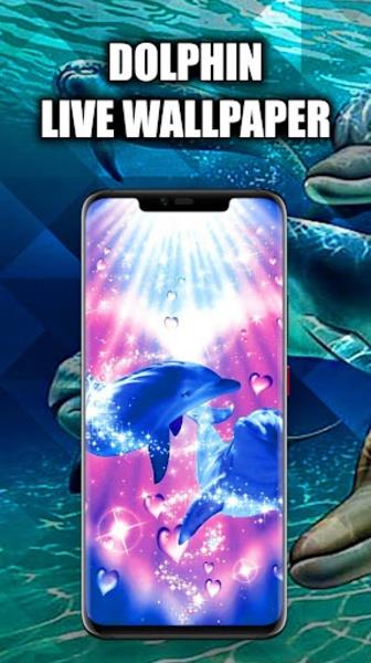 Dolphins Live Wallpaper экрана 3