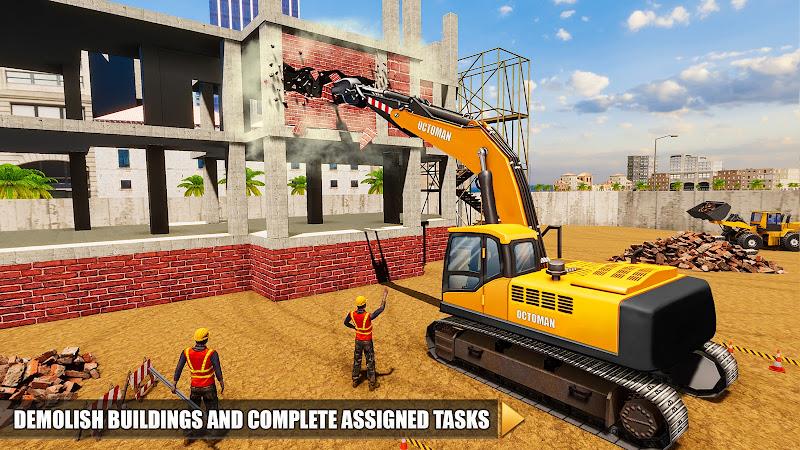 Real Construction Jcb Games 3D ekran görüntüsü 4