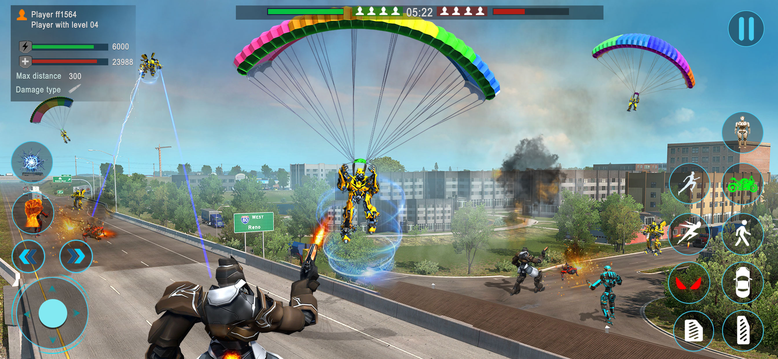 Bike Robot Transformation Game screenshot 3