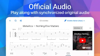 Songsterr Guitar Tabs & Chords Captura de pantalla 1