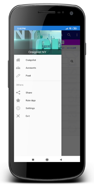 Craigslist NY App ဖန်သားပြင်ဓာတ်ပုံ 1