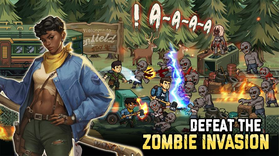 Zombie Warfare: The Death Path captura de pantalla 