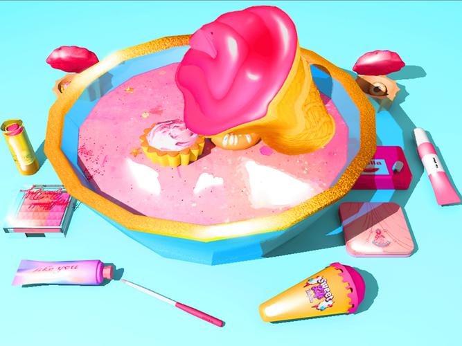 Makeup Slime Fidget Toys Games captura de pantalla 