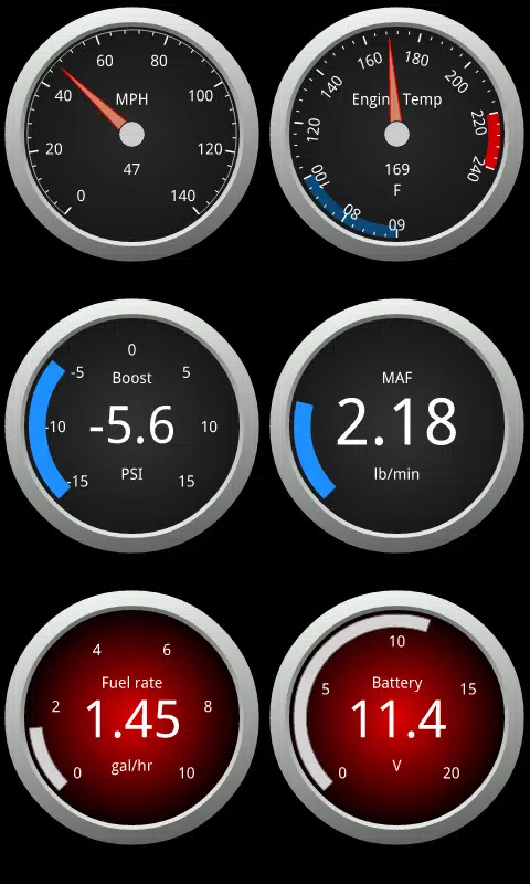 OBDLink (OBD car diagnostics) экрана 2
