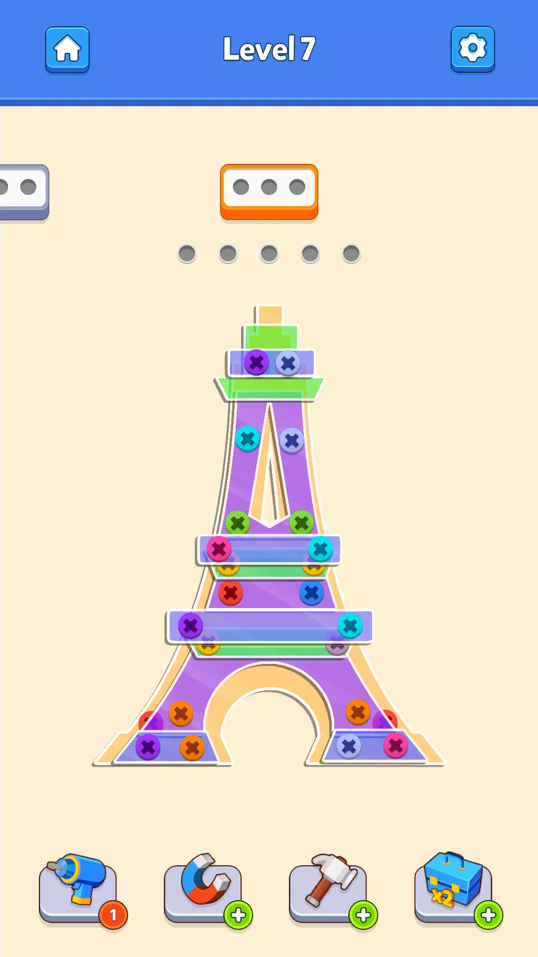 Screw Pin Jam Puzzle Nuts Bolt screenshot 1