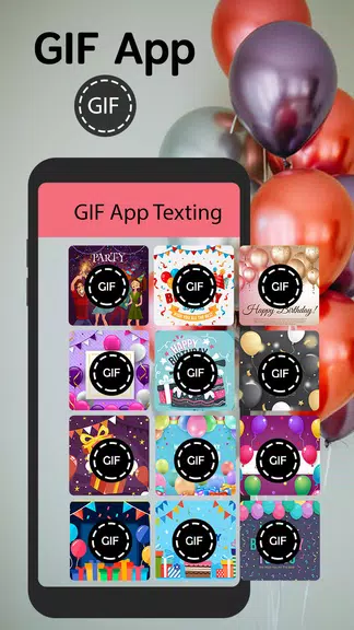 GIF App For Android Texting स्क्रीनशॉट 2