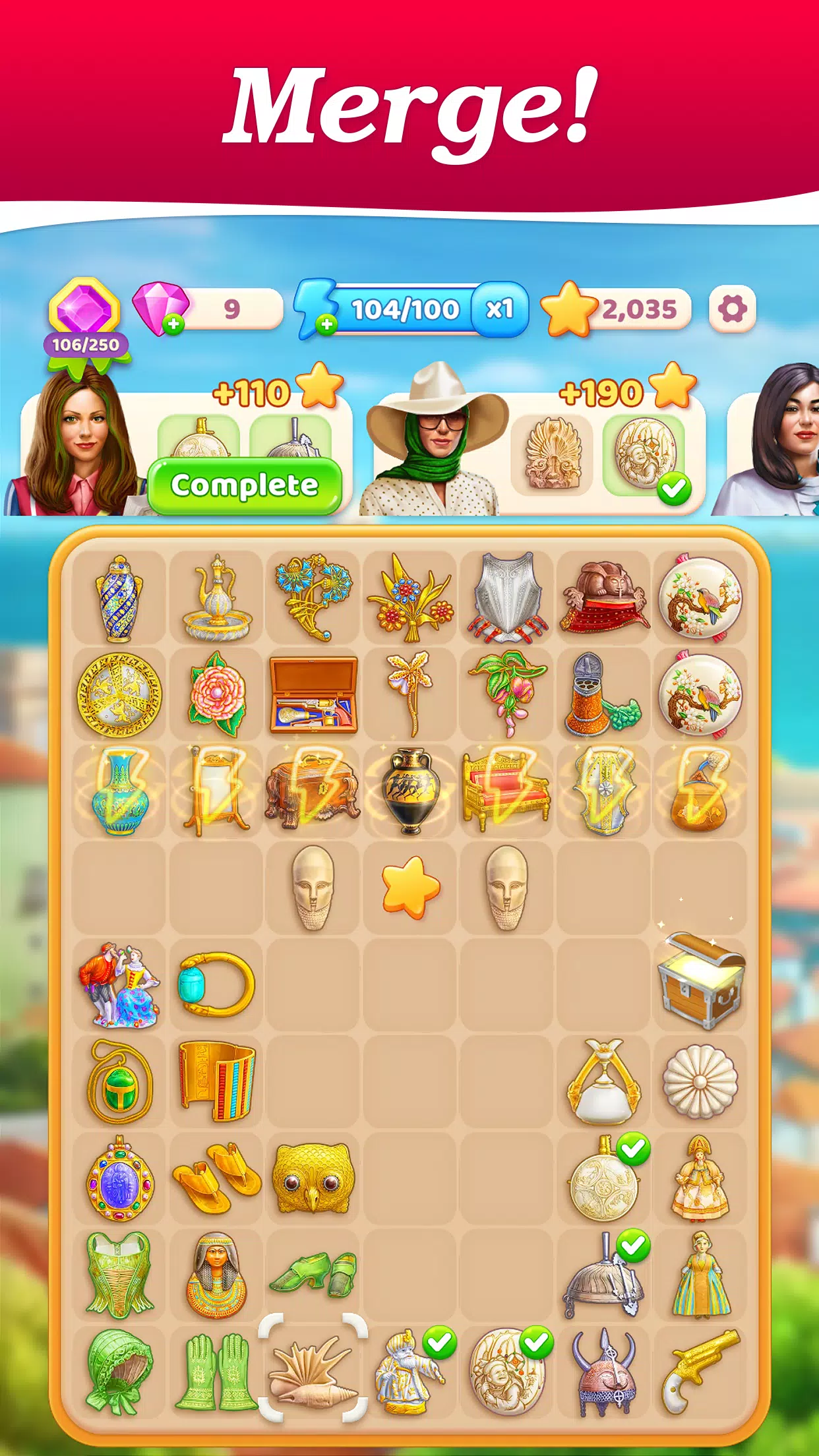 Screenshot Merge Treasure Hunt－Match game 1