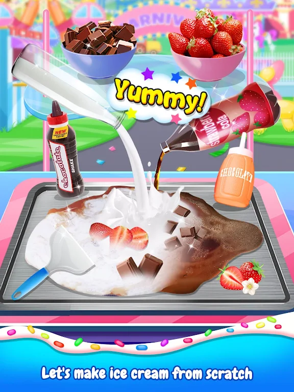 Frozen Ice Cream Roll Maker Capture d'écran 2