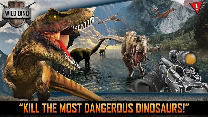 Real Dinosaur Shooting Games ekran görüntüsü 1