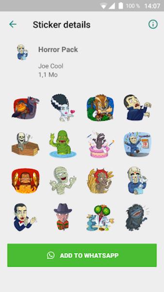 SpookyStickers ảnh chụp màn hình 1