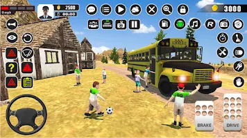 Offroad School Bus Driver Game ekran görüntüsü 4