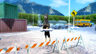 Doberman Dog Simulator ảnh chụp màn hình 4