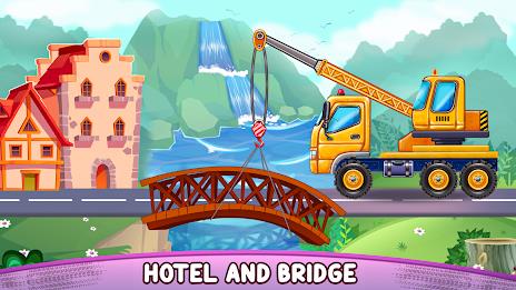 Build a House-Kids Truck Games Скриншот 3