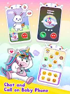 Baby Unicorn Phone For Kids zrzut ekranu 2