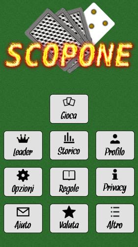Scopone экрана 1