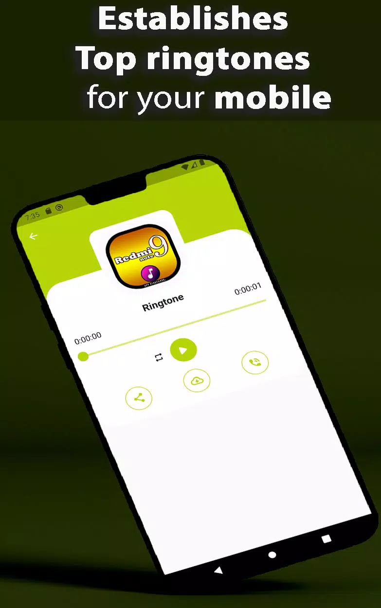 Redmi Note 9 Ringtone App screenshot 4