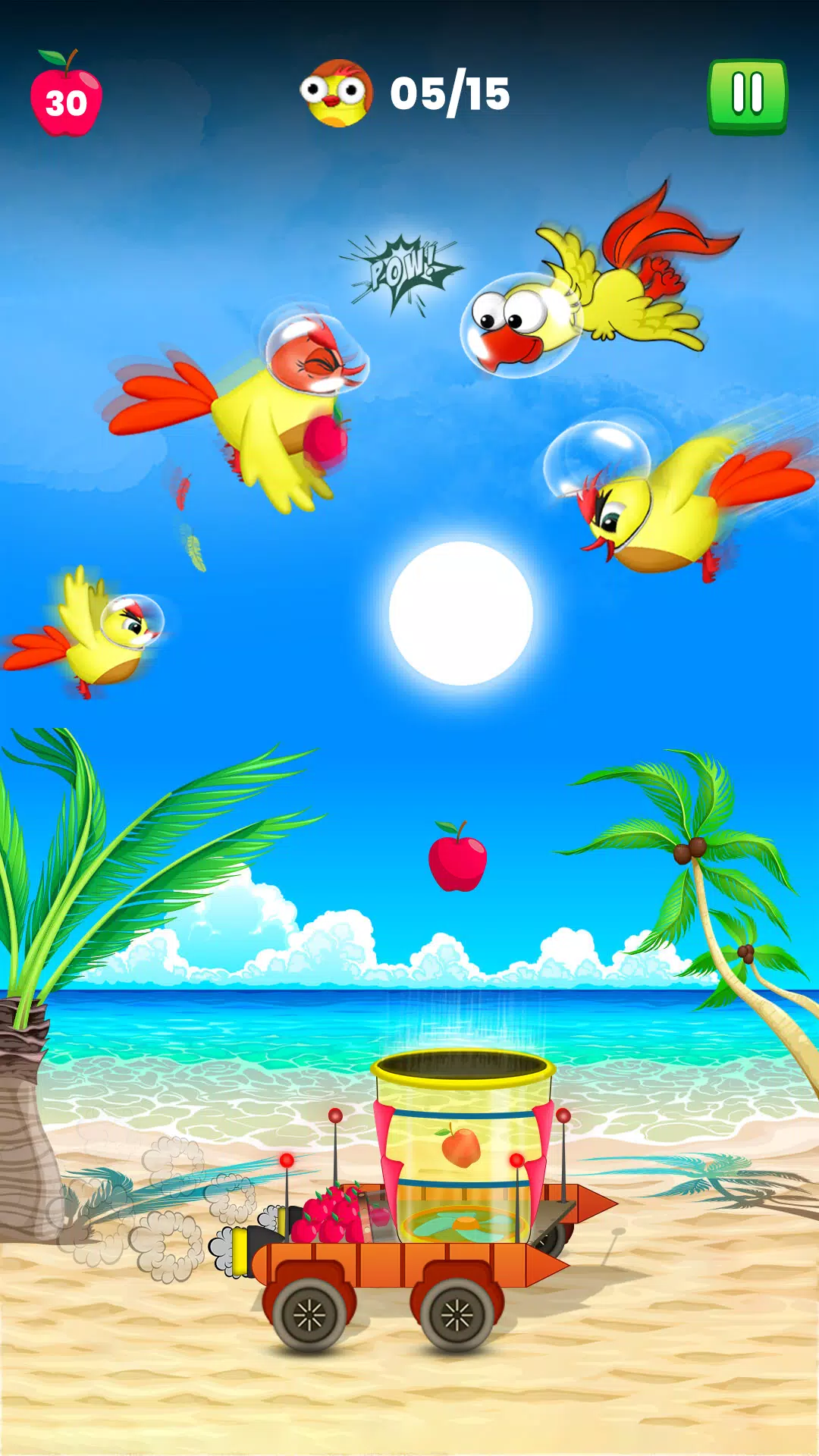 Hungry Birds Food: Bird Game ảnh chụp màn hình 1