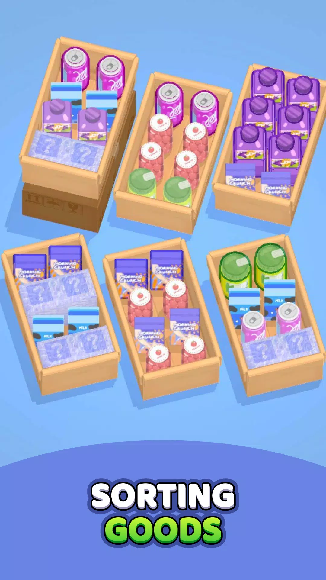 Crazy Goods Sort 3D screenshot 1