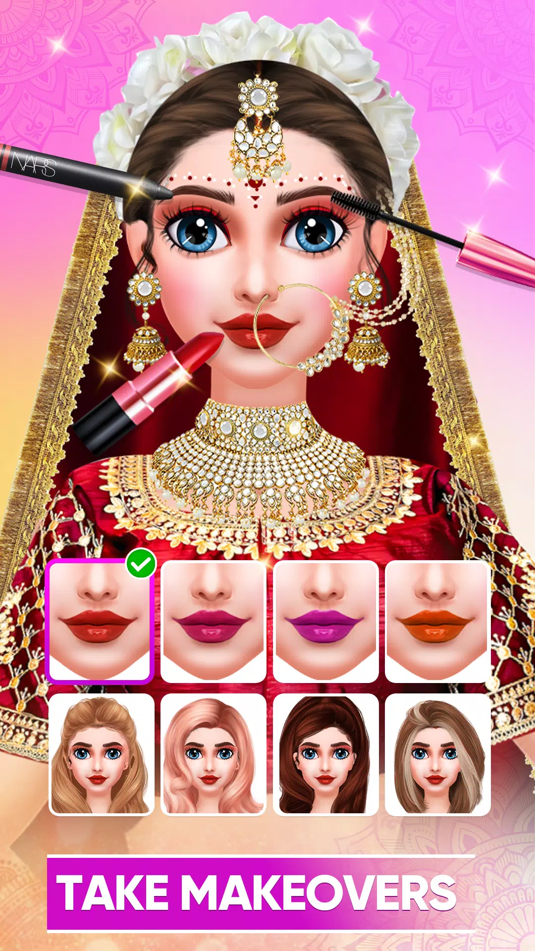 Indian Bridal Wedding Games captura de pantalla 