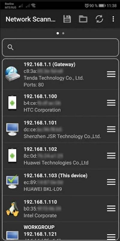 Network Scanner ekran görüntüsü 3