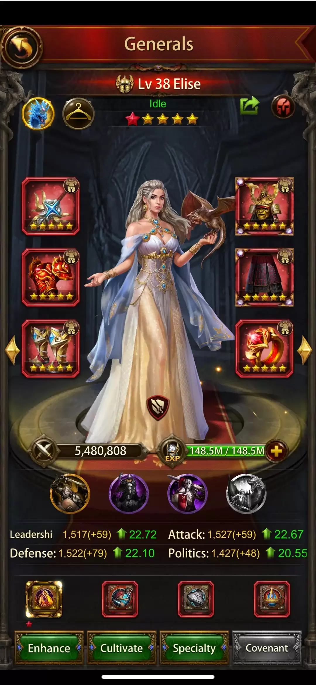 Elise -Cavalry General