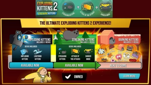 Exploding Kittens 2 Adds Streaking Kittens Expansion