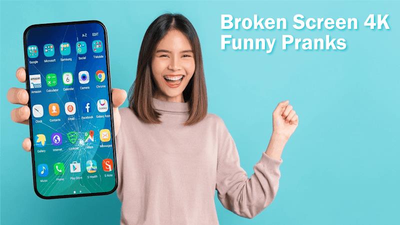 Broken Screen 4K Pranks Funny экрана 4