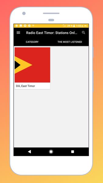 Screenshot Radio East Timor: Radio Online 2