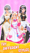 Love & Fashion: Match Dressup captura de pantalla 