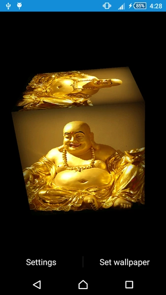 Laughing Buddha Live Wallpaper ảnh chụp màn hình 3